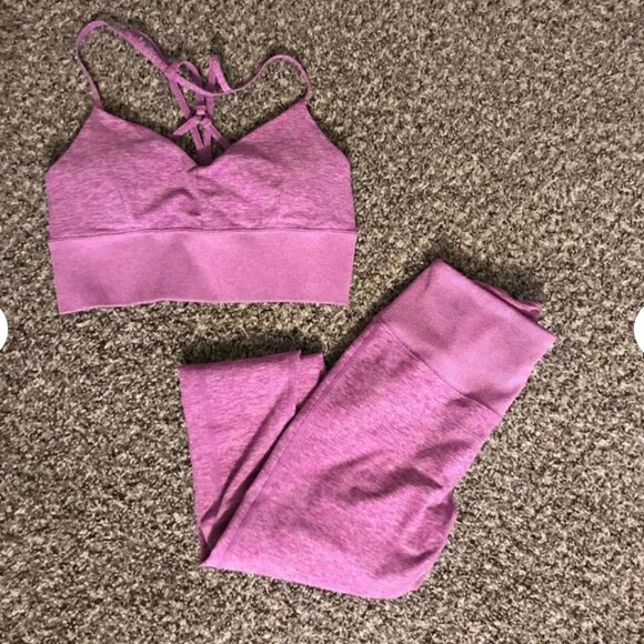Alo Purple Sports Bra Size Small - Picture 6 of 6